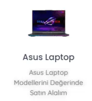 Asus Laptop Alan Yerler